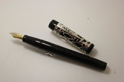 Onoto Heritage Silver Cap Overlay Fountain Pen