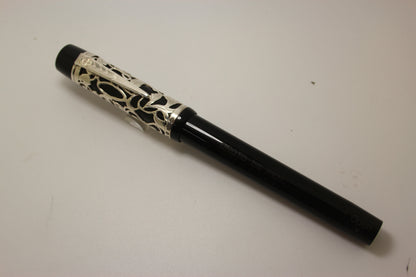 Onoto Heritage Silver Cap Overlay Fountain Pen
