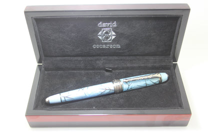 David Oscarson Winter Collection - Winter Blue Roller Ball