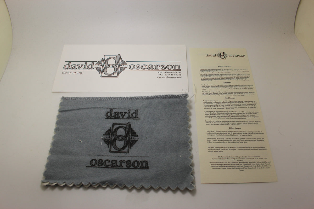 David Oscarson Winter Collection - Winter Blue Roller Ball