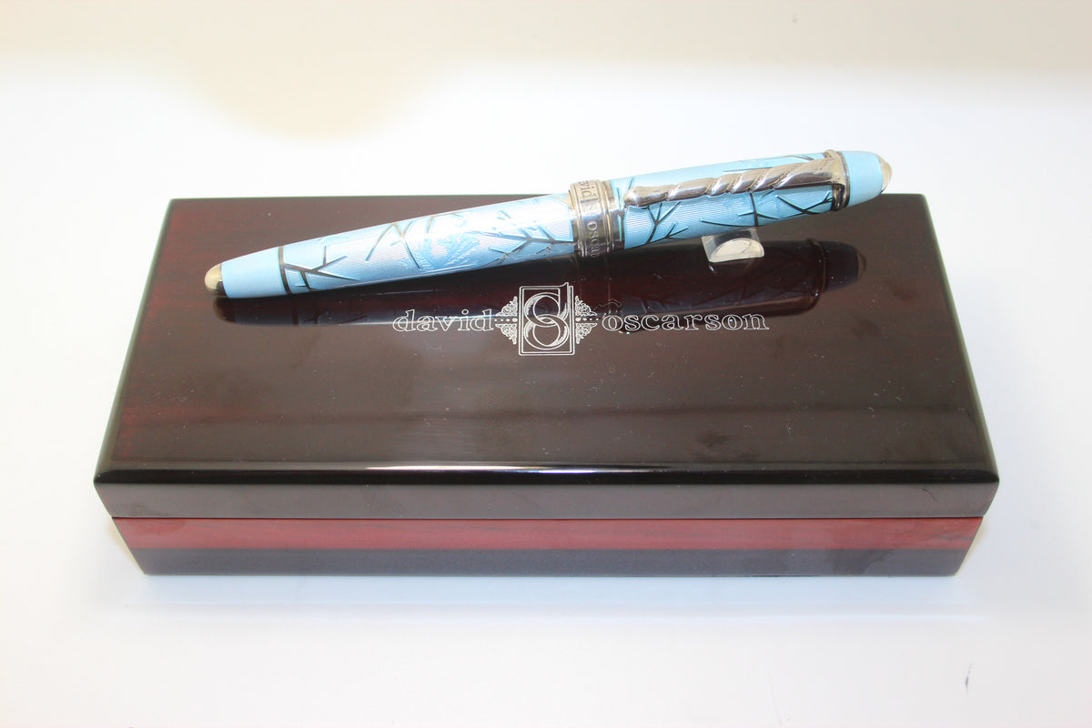 David Oscarson Winter Collection - Winter Blue Roller Ball