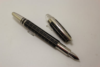 Montblanc Starwalker Metal & Rubber Fountain Pen 14k Nib