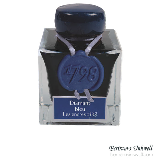 J. Herbin 1670 Anniversary Diamant Bleu 50mL Bottled Ink