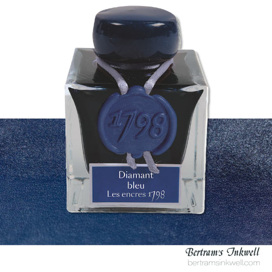 J. Herbin 1670 Anniversary Diamant Bleu 50mL Bottled Ink
