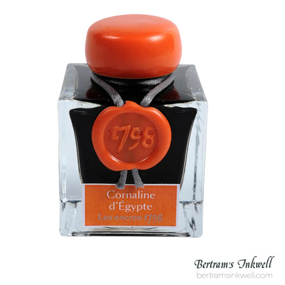Jacques Herbin 1798 Cornaline d'Egypte Fountain Pen Ink Bottle 50ml