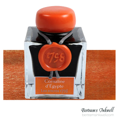 Jacques Herbin 1798 Cornaline d'Egypte Fountain Pen Ink Bottle 50ml