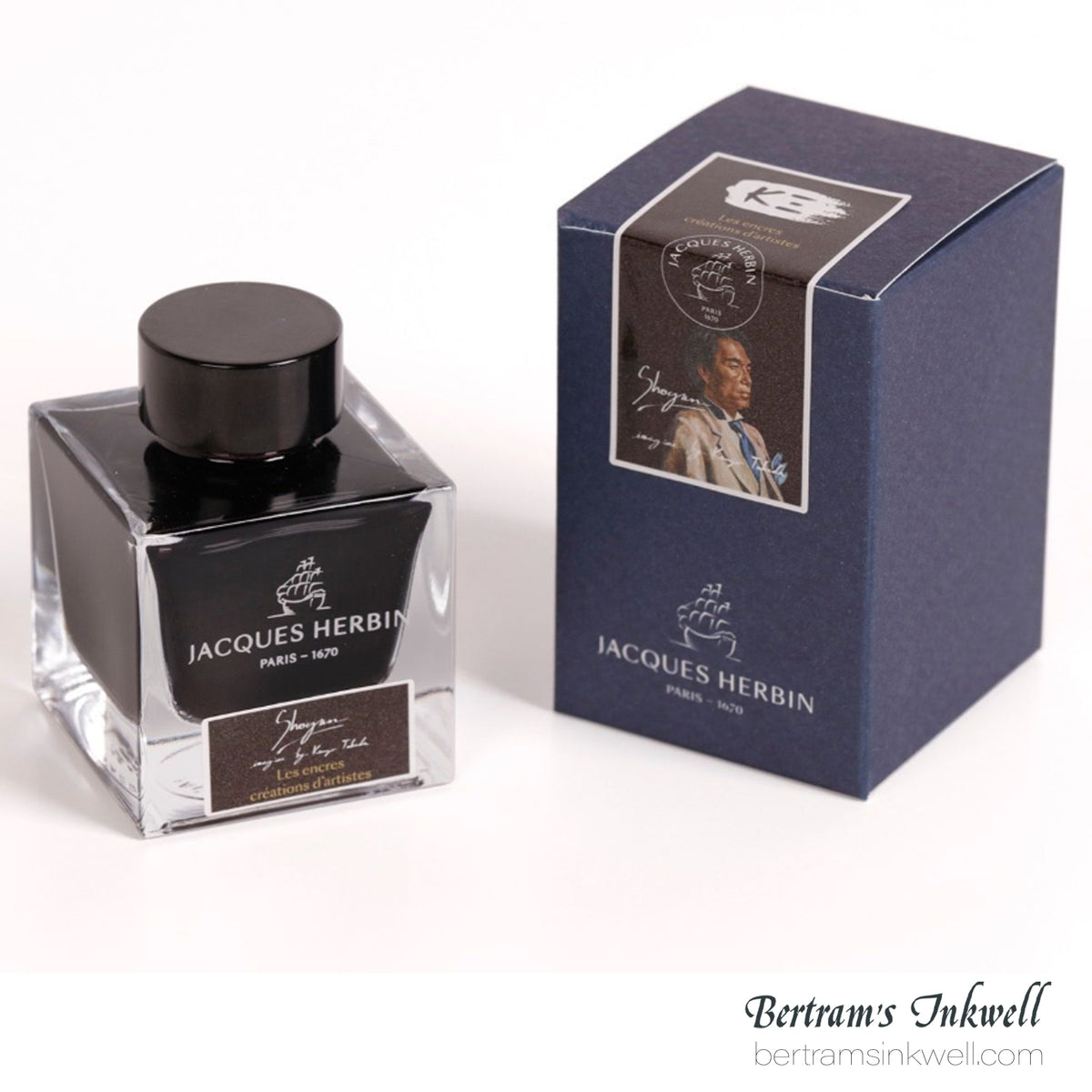 Jacques Herbin Créations d'Artistes - Shogun - Kenzo Takada Fountain Pen Ink Bottle 50ml