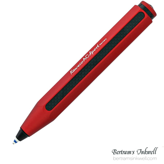 Kaweco AC Sport Carbon Red Ballpoint Pen
