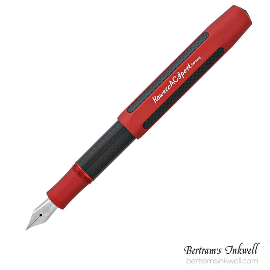 Kaweco AC Sport Carbon Red Fountain Pen