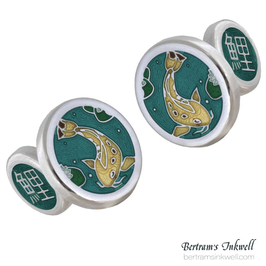 David Oscarson Koi Cufflinks