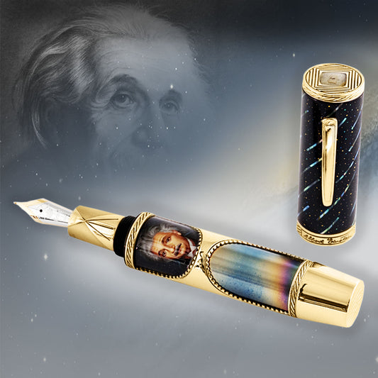 Krone Albert Einstein Magnum Gold Limited Edition Fountain Pen, 2005