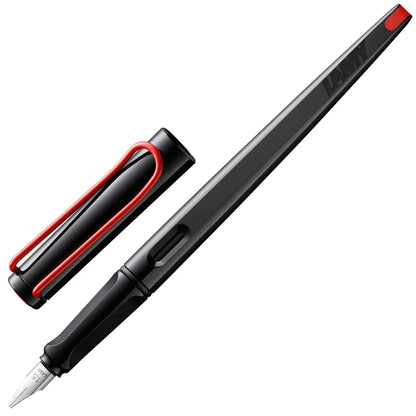 Lamy Joy AL Shiny Black with Red Clip Calligraphy Fountain Pen