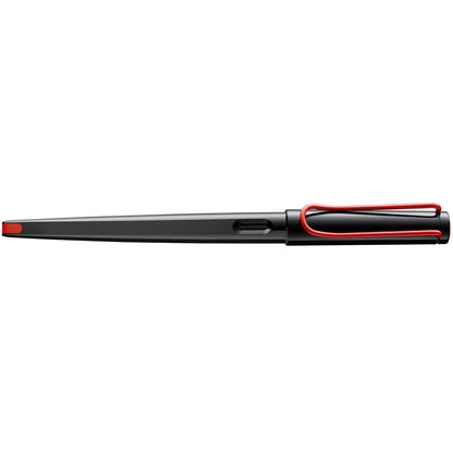 Lamy Joy AL Shiny Black with Red Clip Calligraphy Fountain Pen