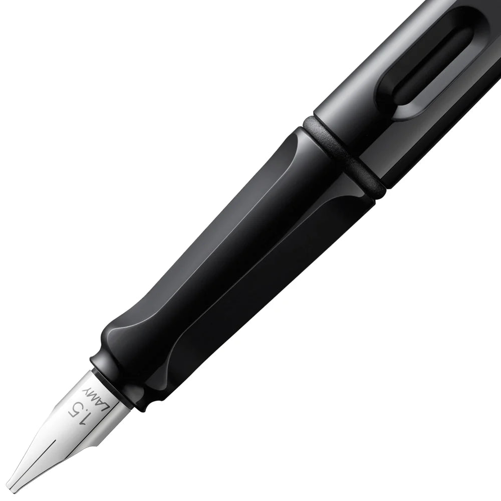 Lamy Joy AL Shiny Black with Red Clip Calligraphy Fountain Pen