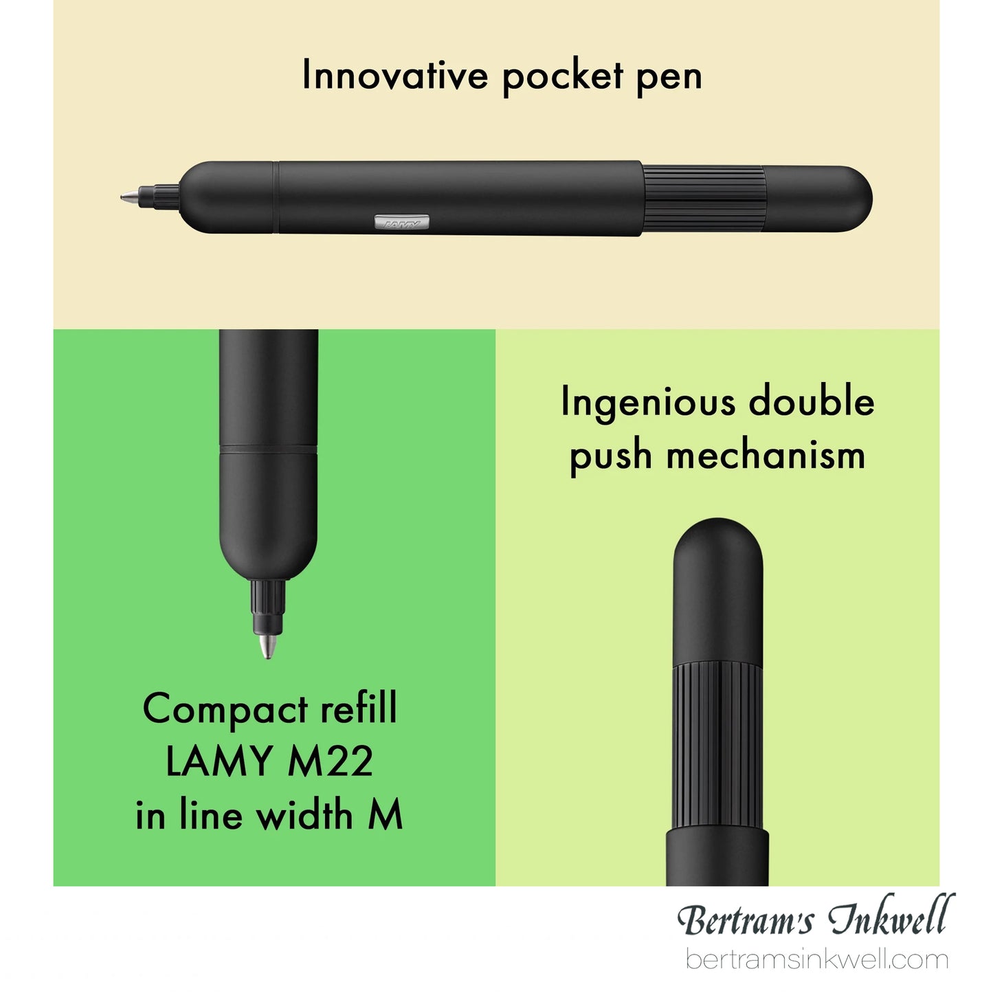 Lamy Pico Black Ballpoint Pen