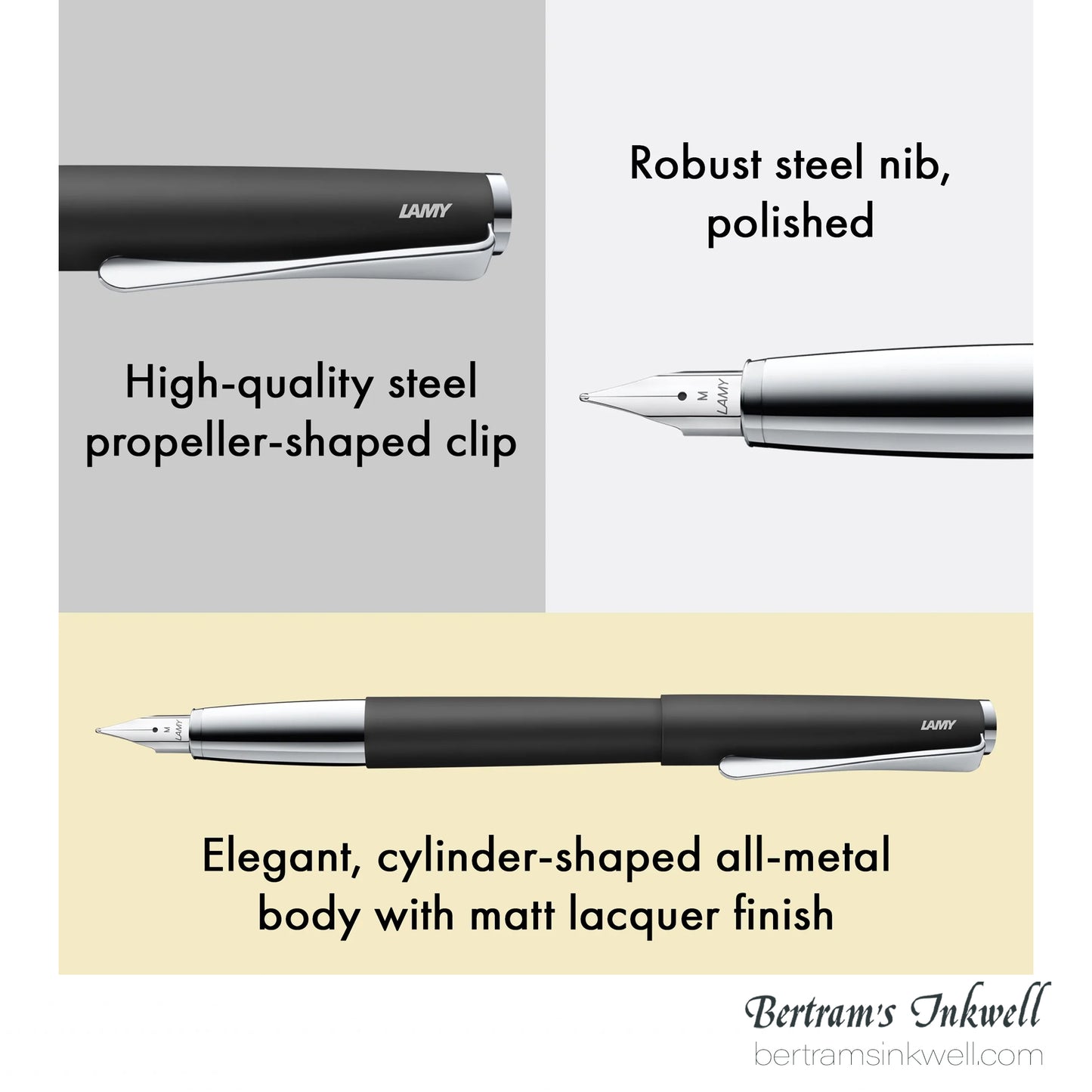 Lamy Studio Lx All Black Fountain Pen