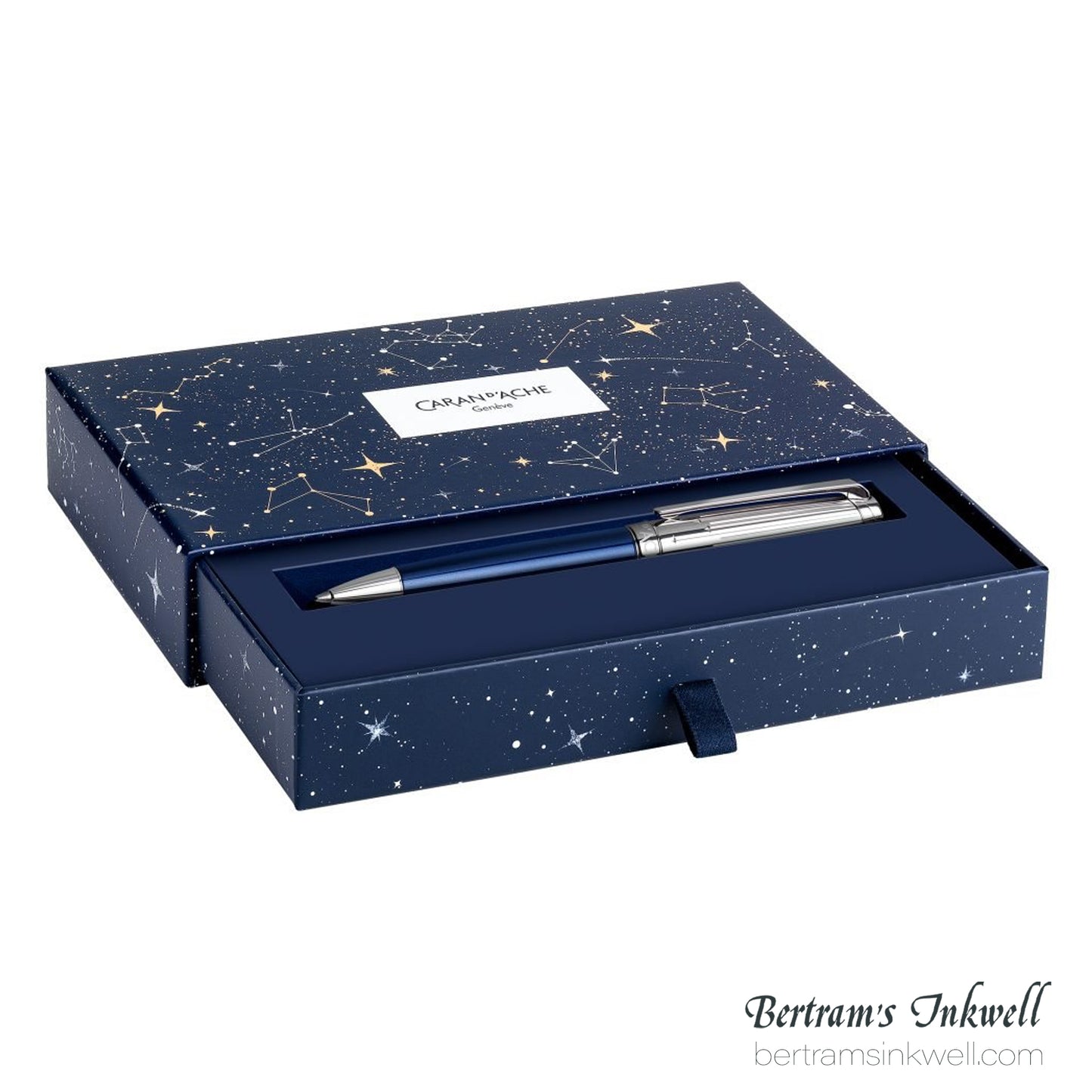 Caran d'Ache Leman Cosmic Blue Ballpoint - Special Edition