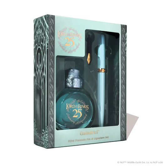 Lord of the Rings 25th Anniversary Galadriel Bijou Fountain Pen and Ink set