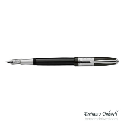 Laban Genghis Khan Fountain Pen With Leather Pen Case