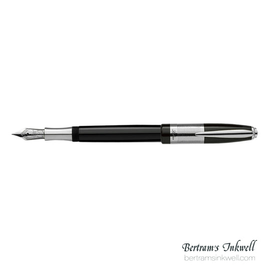 Laban Genghis Khan Fountain Pen With Leather Pen Case