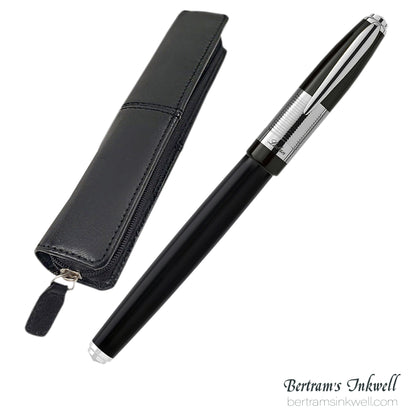 Laban Genghis Khan Fountain Pen With Leather Pen Case