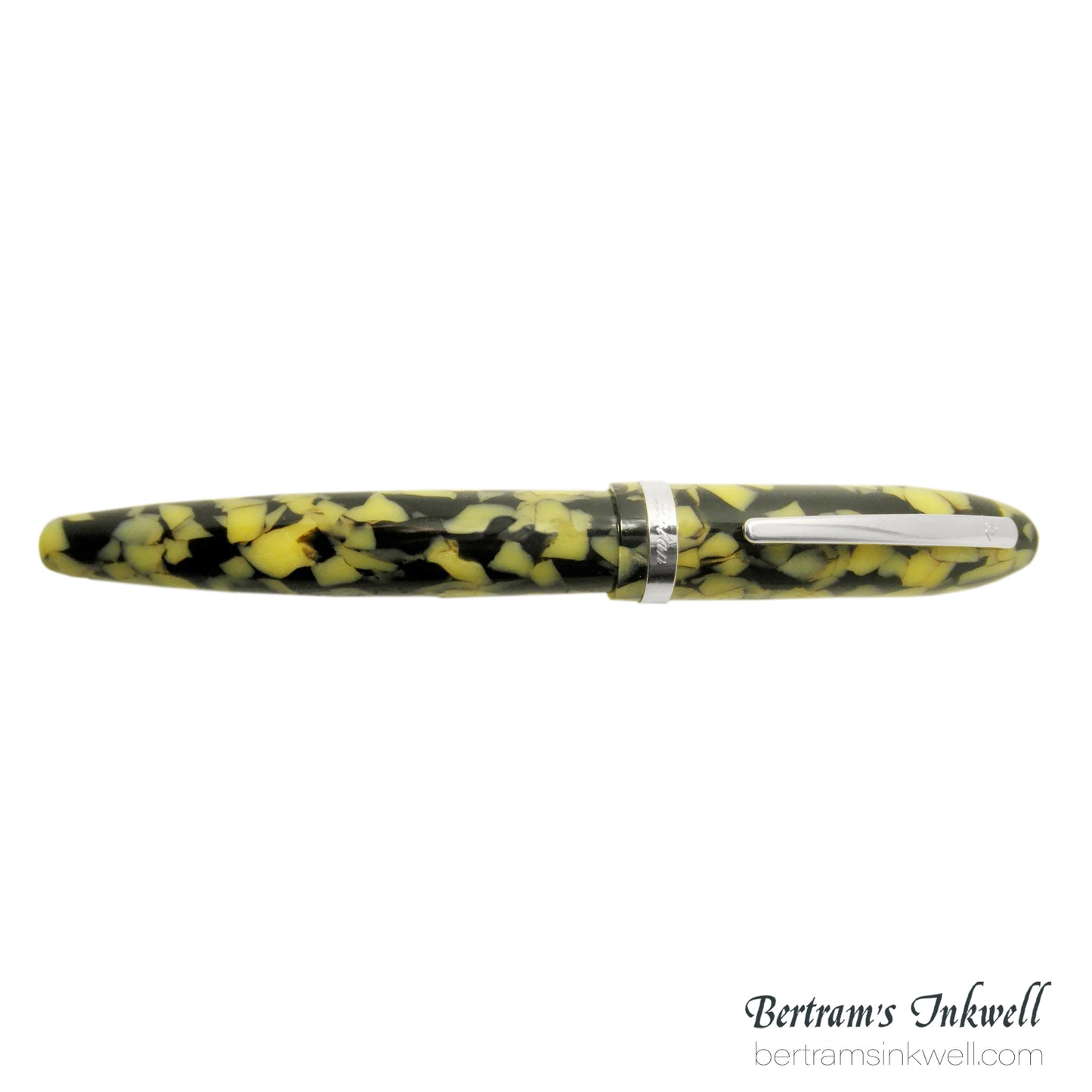 Laban Mento Cracked Ice Rollerball With Leather Pen Case