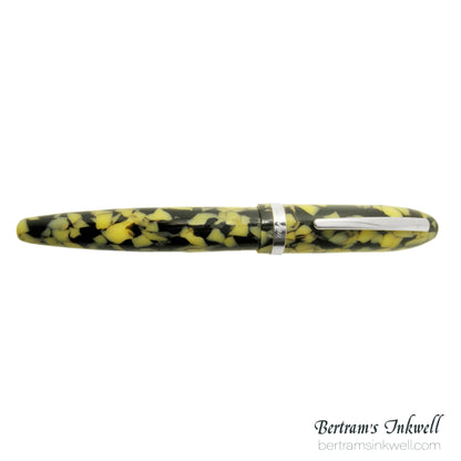 Laban Mento Cracked Ice Rollerball With Leather Pen Case