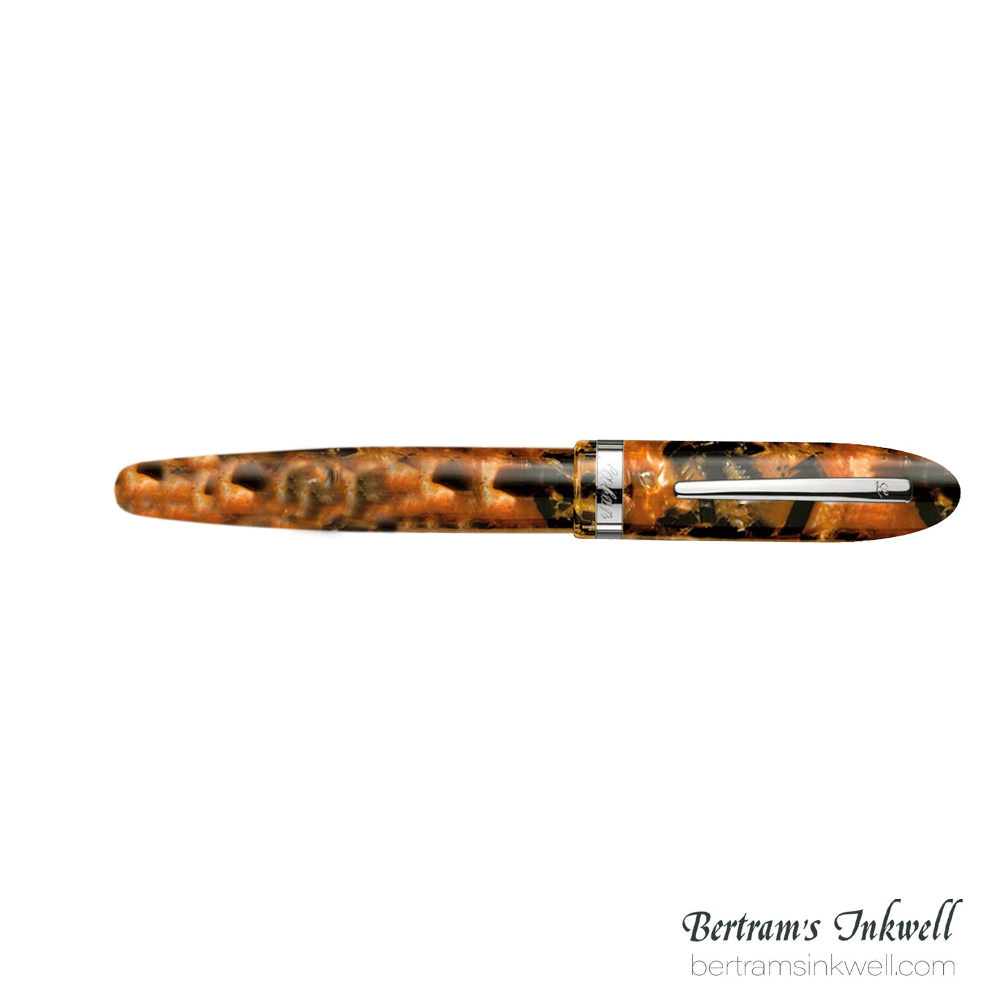 Laban Mento Pumpkin Seed Rollerball With Leather Pen Case