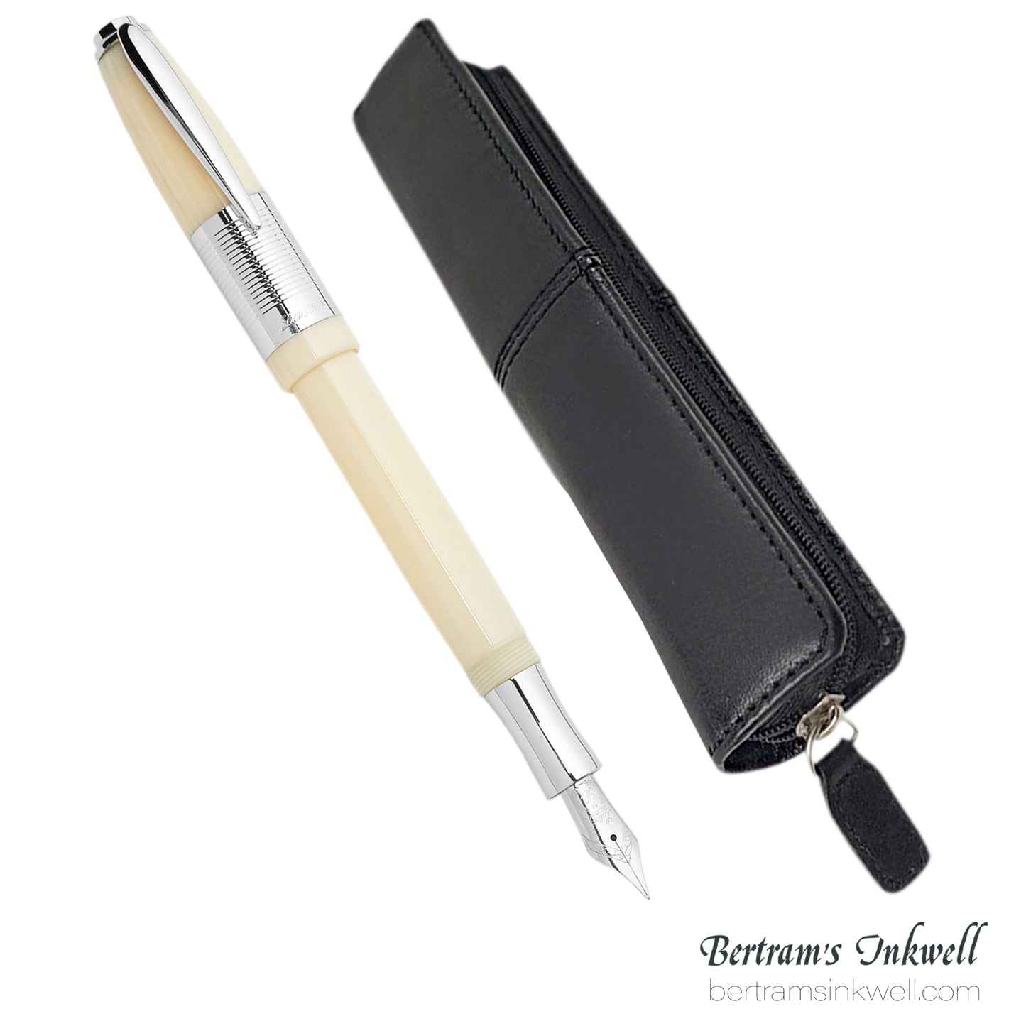 Laban Mouviso Fountain Pen With Leather Pen Case