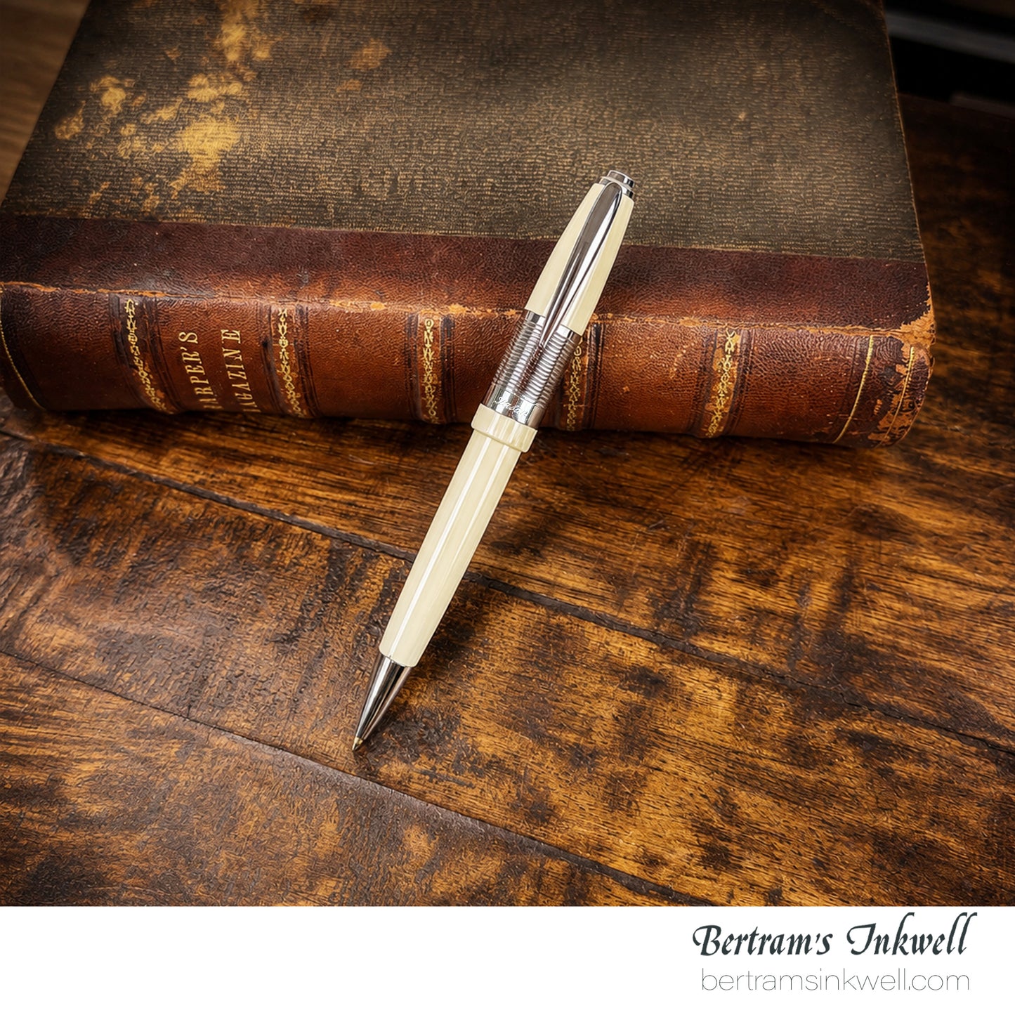 Laban Mouviso Ballpoint Pen With Leather Pen Case