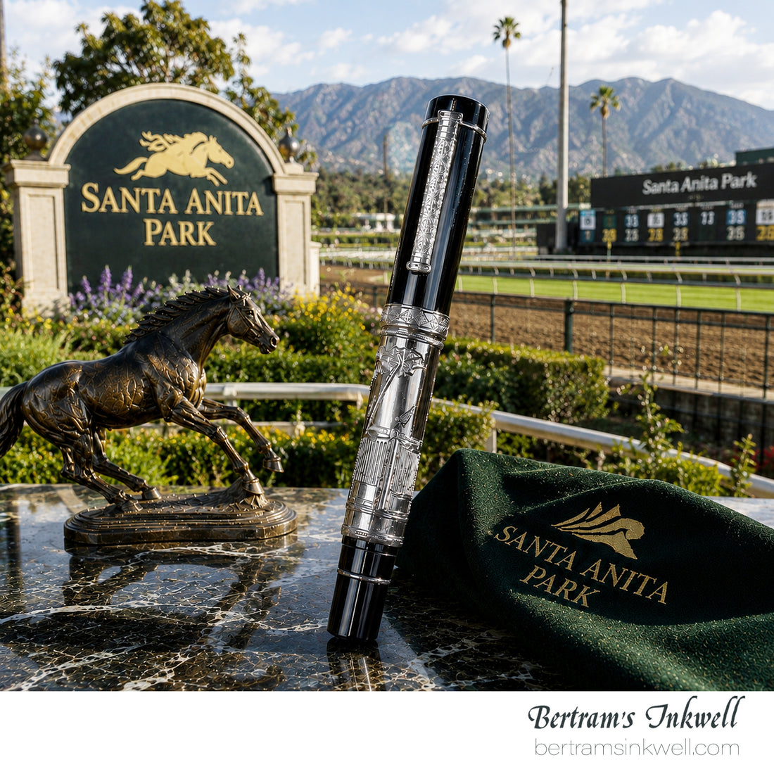 Laban Santa Anita Park Tribute Sterling Silver Limited Edition Fountai ...
