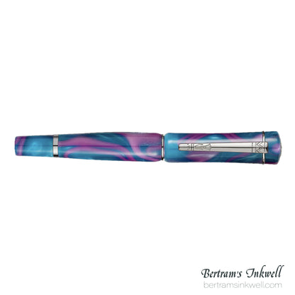 Laban Scepter Purple Tornado Rollerball With Leather Pen Case