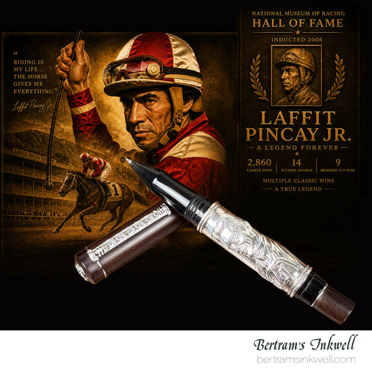 Laban Laffit Pincay Jr Tribute Sterling Silver Limited Edition Rollerball