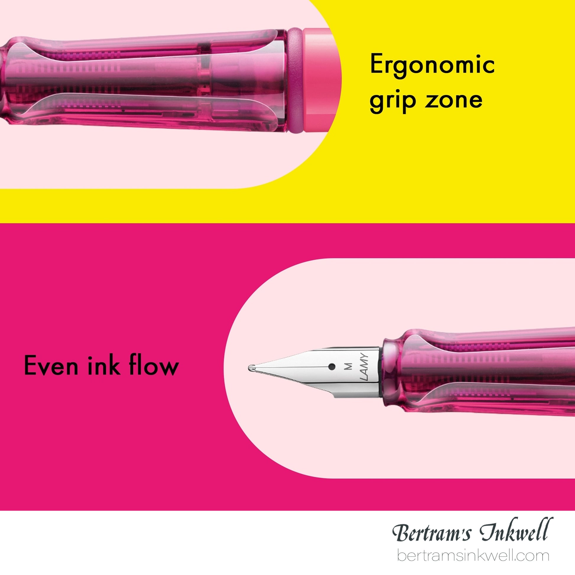 Lamy Safari 2026 Special Edition Neon Pink Fountain Pen