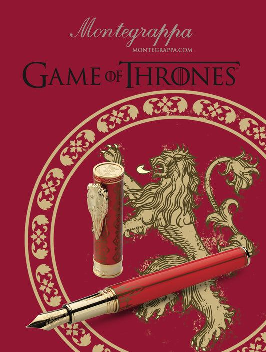 Montegrappa HBO Game of Thrones - Lannister Fountain Pen, 2017