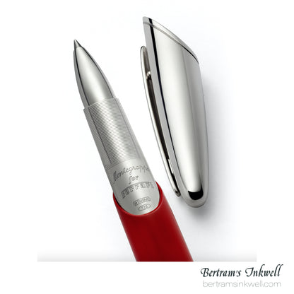 Montegrappa Ferrari Silver/Red Limited Edition Rollerball ISFBFBSR, 2004