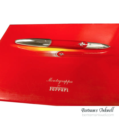 Montegrappa Ferrari Silver/Red Limited Edition Rollerball ISFBFBSR, 2004