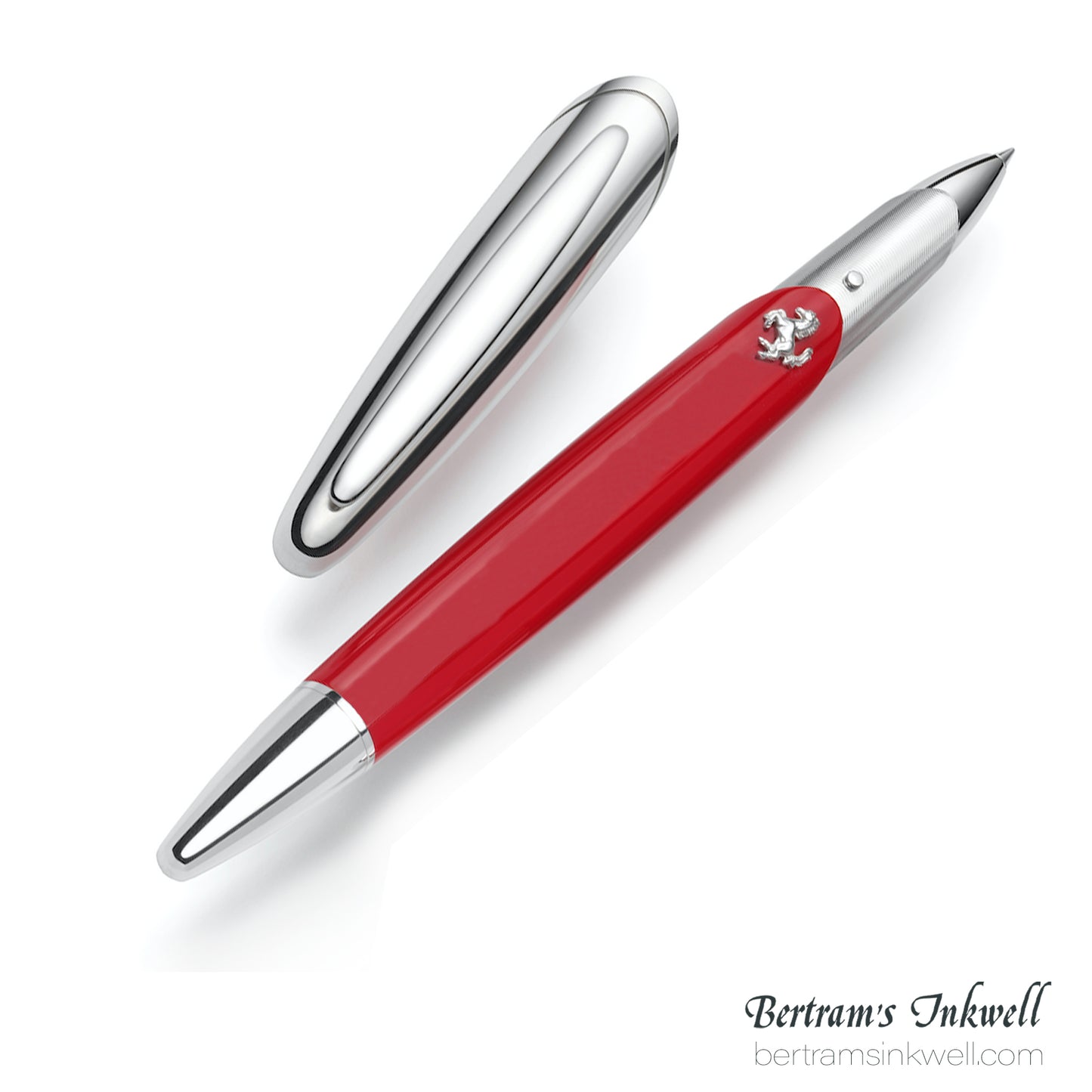 Montegrappa Ferrari Silver/Red Limited Edition Rollerball ISFBFBSR, 2004