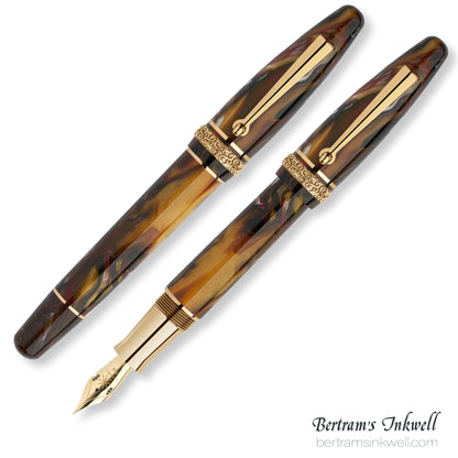 Maiora Ultra Ogiva Golden Age 2.0 Fire/Gold Fountain Pen