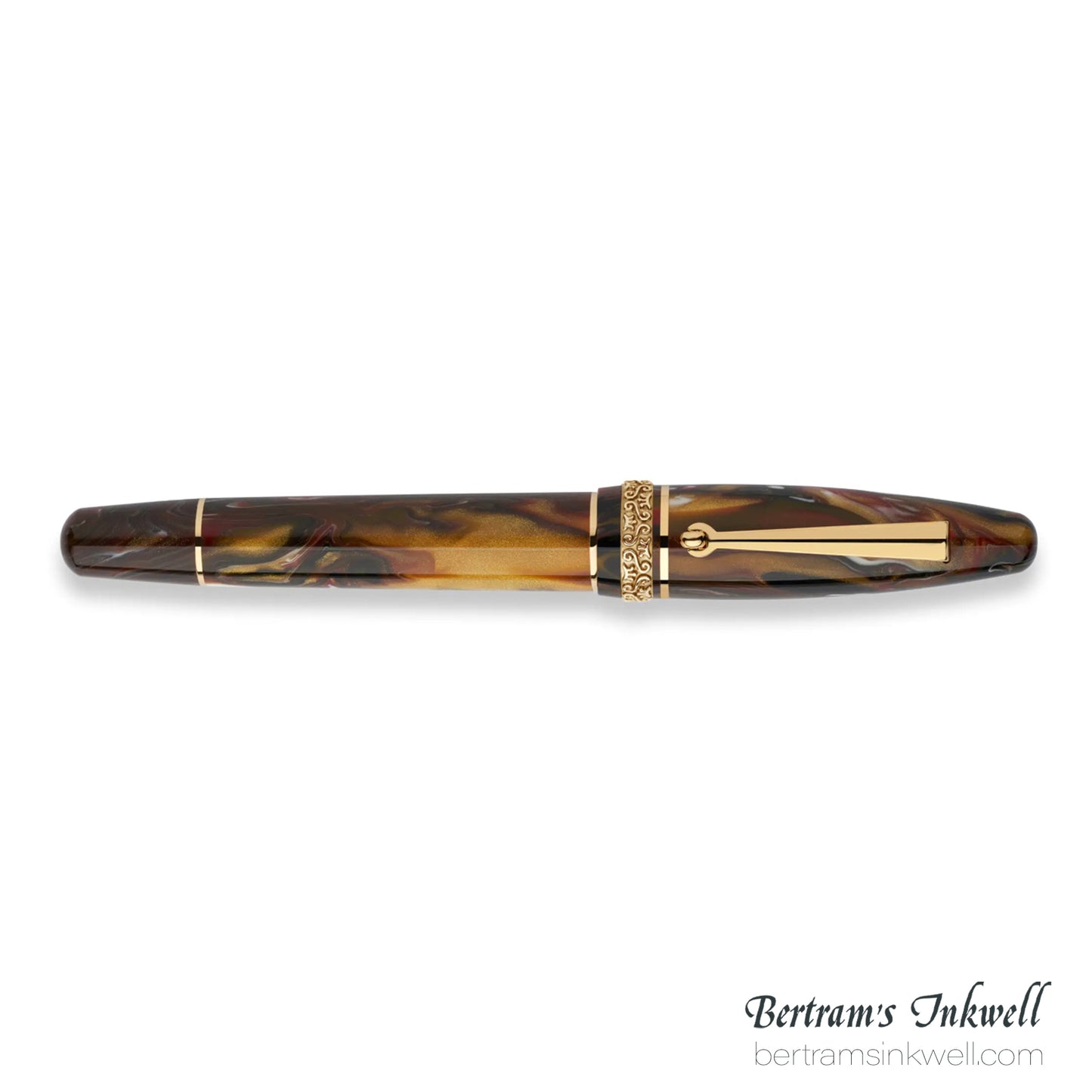 Maiora Ultra Ogiva Golden Age 2.0 Fire/Gold Fountain Pen