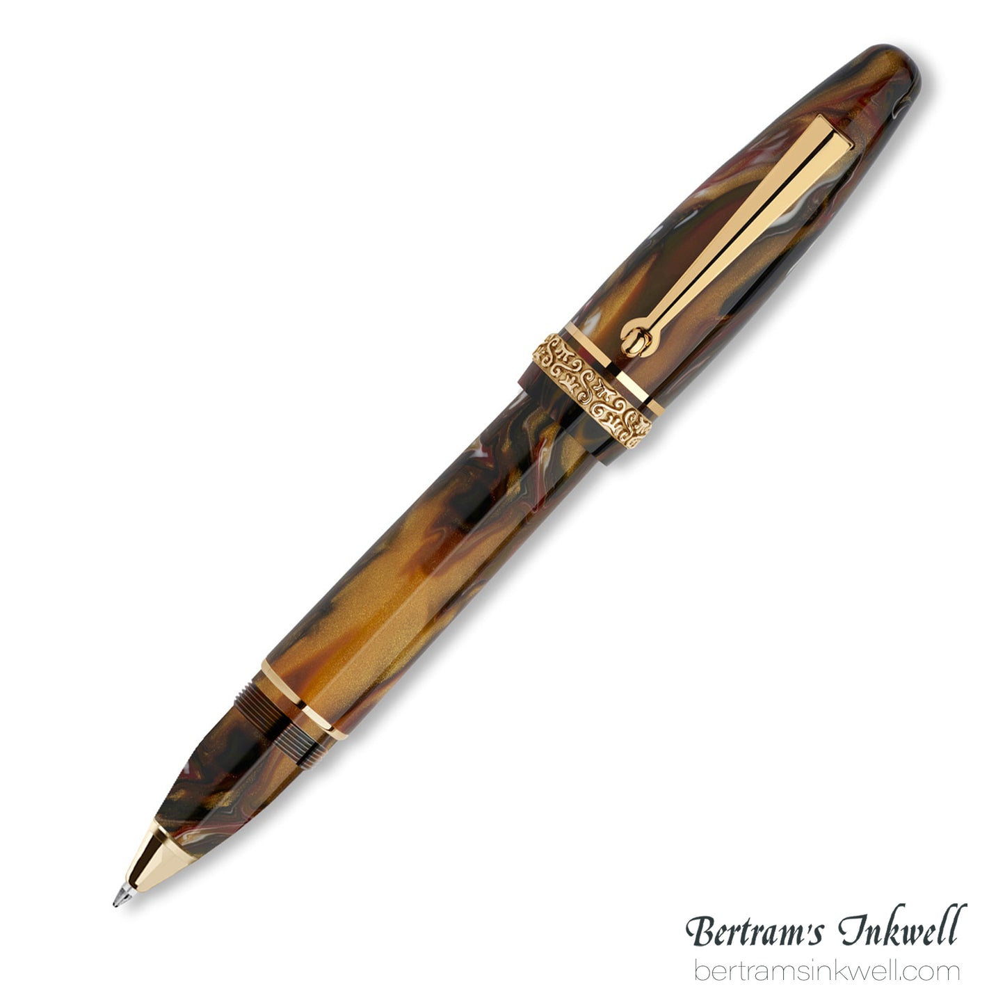 Maiora Ultra Ogiva Golden Age 2.0 Fire/Gold Rollerball