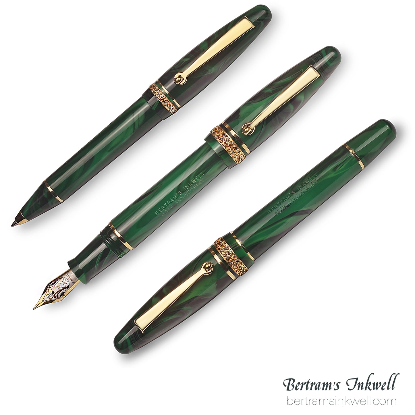 Maiora Ultra Ogiva Golden Age 2.0 Bertram's Inkwell 40th Anniversary Fountain Pen