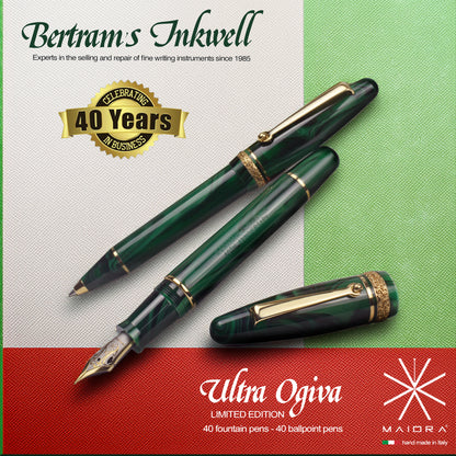 Maiora Ultra Ogiva Golden Age 2.0 Bertram's Inkwell 40th Anniversary Fountain Pen