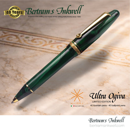 Maiora Ultra Ogiva Golden Age 2.0 Bertram's Inkwell 40th Anniversary Ballpoint Pen
