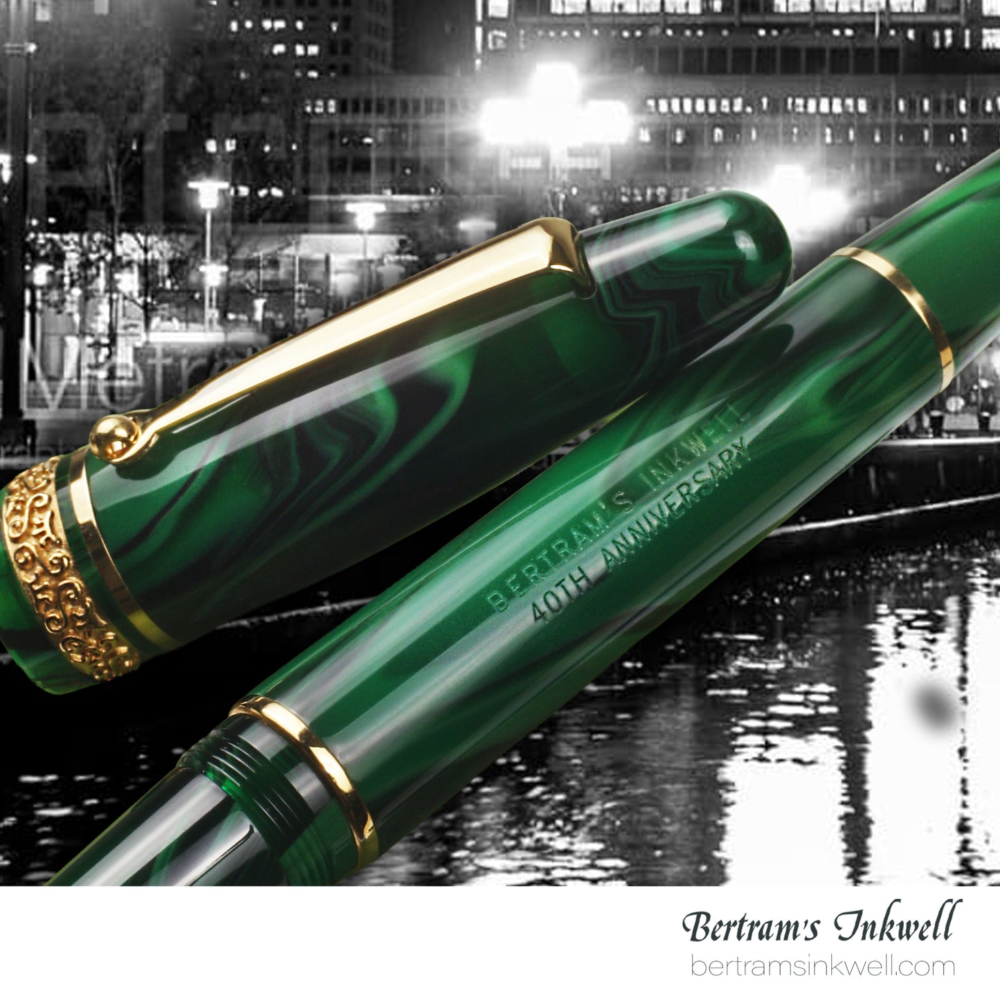 Maiora Ultra Ogiva Golden Age 2.0 Bertram's Inkwell 40th Anniversary Fountain Pen