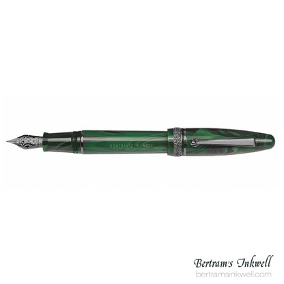 Maiora Ultra Ogiva Golden Age 2.0 Bertram's Inkwell 40th Anniversary Micro Batch Gunmetal Fountain Pen