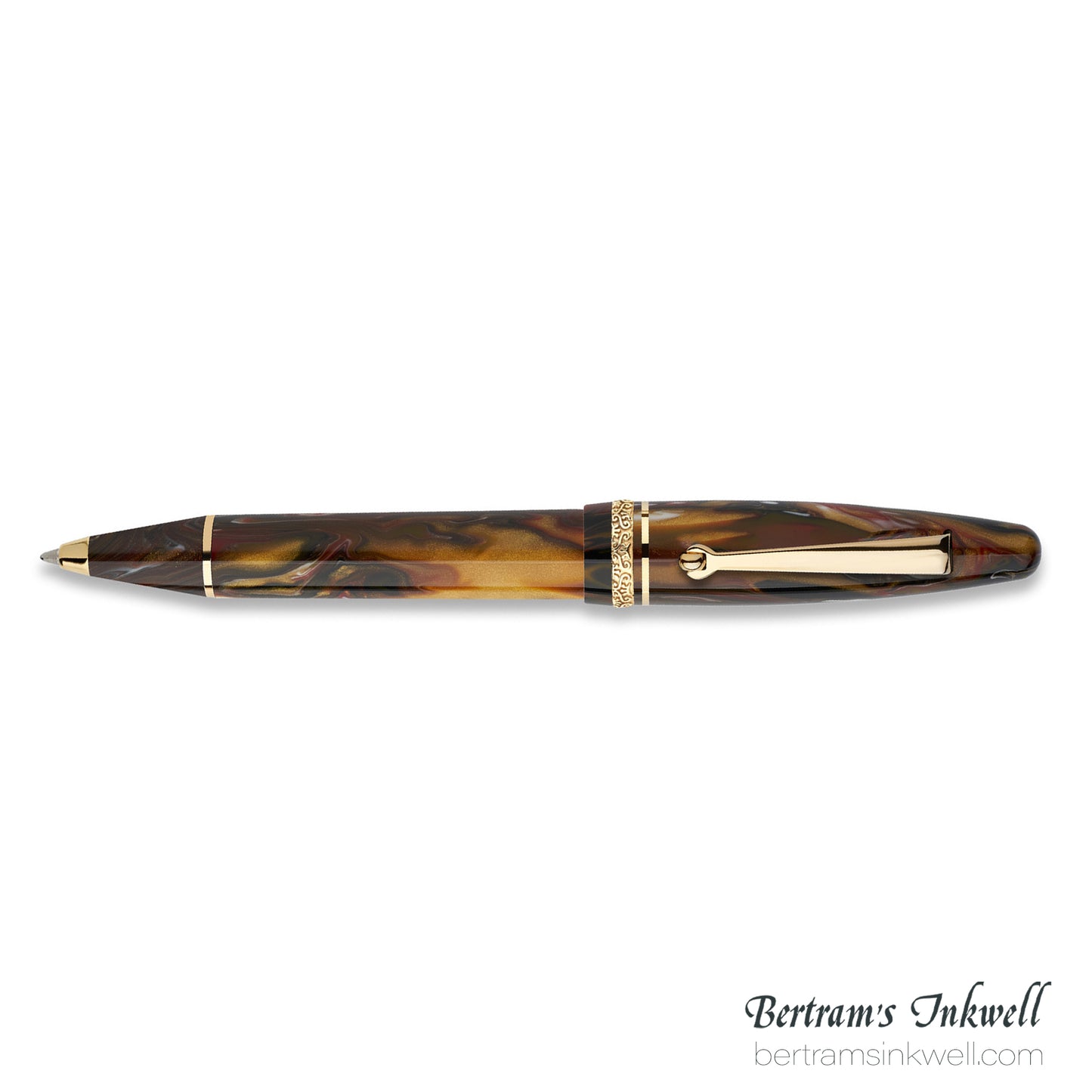 Maiora Ultra Ogiva Golden Age 2.0 Fire/Gold Ballpoint Pen