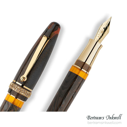 Maiora Ultra Ogiva Golden Age 2.0 "KP" Earth/Rosegold Fountain Pen