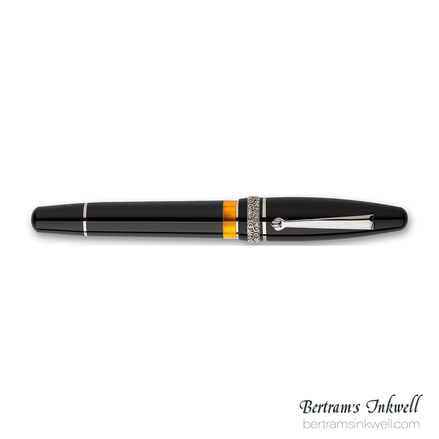 Maiora Ultra Ogiva Golden Age 2.0 "KP" Nera Palladium Fountain Pen