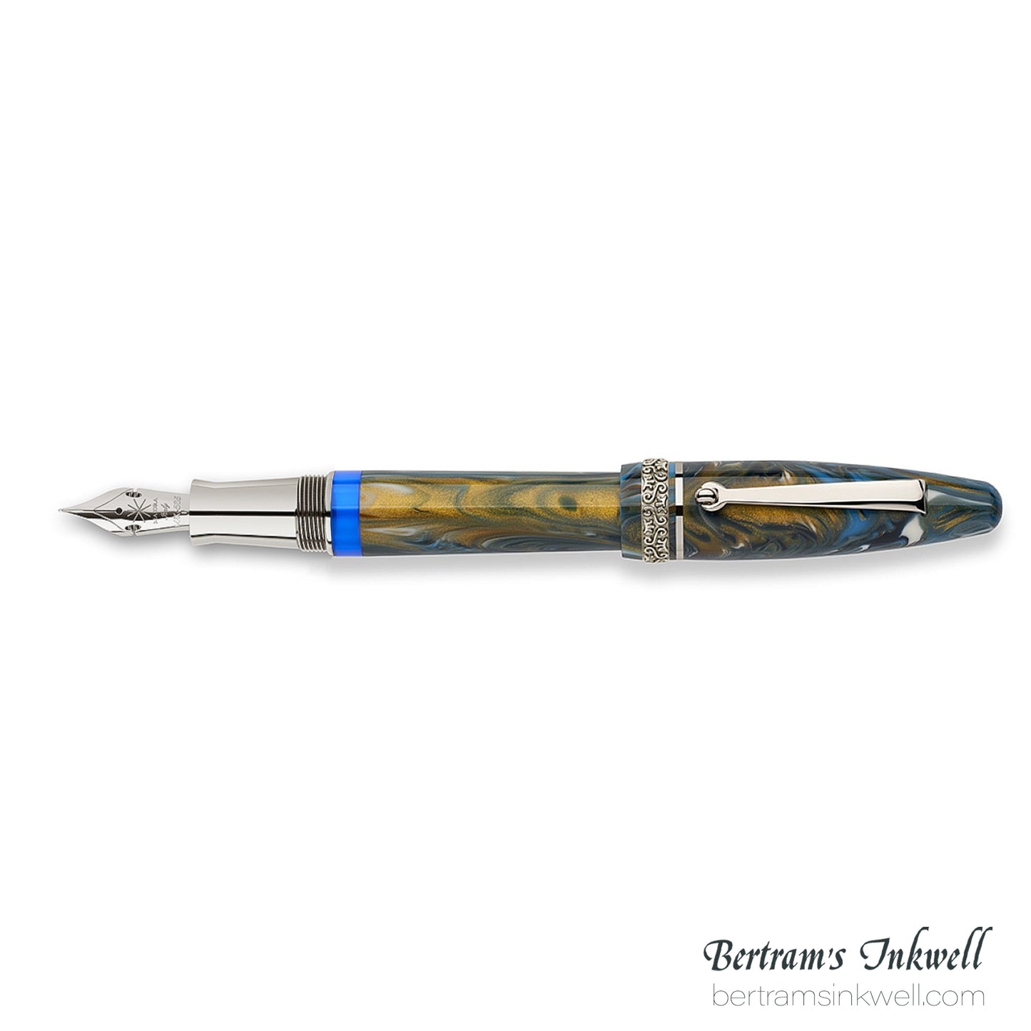 Maiora Ultra Ogiva Golden Age 2.0 "KP" Wind/Palladium Fountain Pen